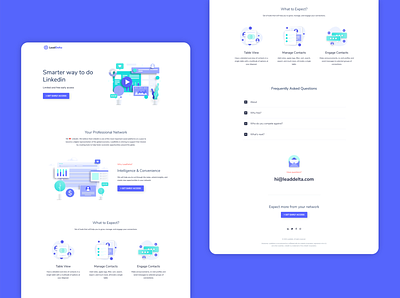 LeadDelta landing page app branding creative design logo modern ui ux