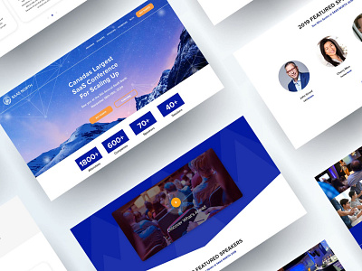 SaaS North website design