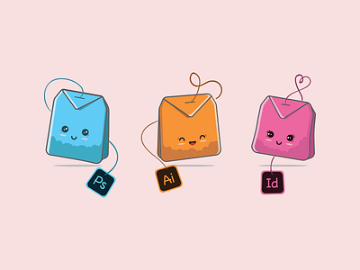 Tea Bags Illustration