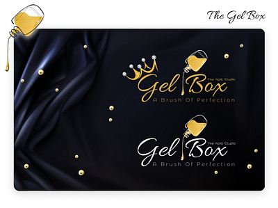 The Gel Box branding design logo typography ui ux vector