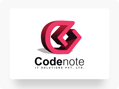 Codenote Logo app branding design logo typography ux