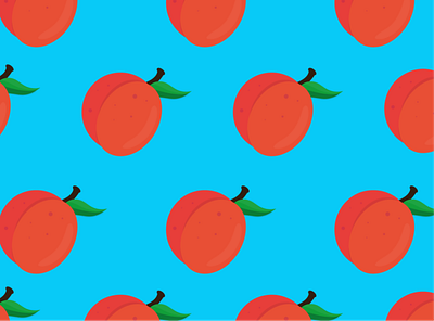 The blue peaches 2023 blue design fruit graphic design packing pattern peach vector