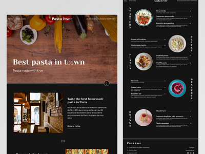 Restaurant website