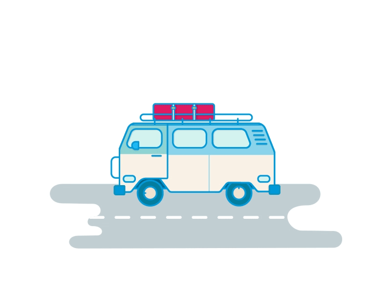 On The Road by mayerscakes on Dribbble