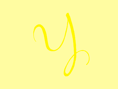 Y for Yellow 36 days of type 36daysoftype 36daysoftype06 design photoshop