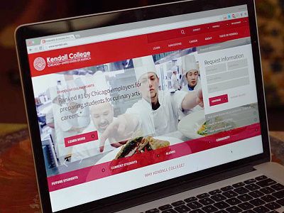 Kendall College chicago college culinary desktop education homepage kendall laptop responsive school university website