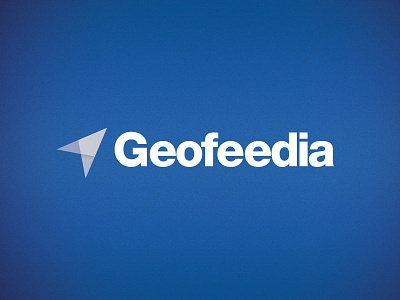 Geofeedia Logo branding helvetica icon identity location logo simple social media