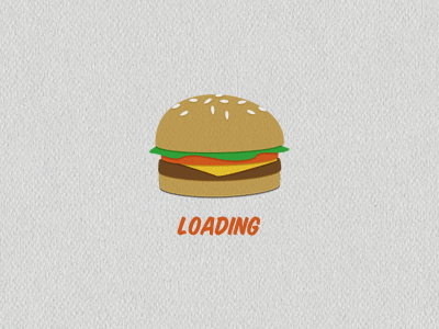 Animated gif of Loading Icon app burger food gif icon iphone loading restaurant throbber