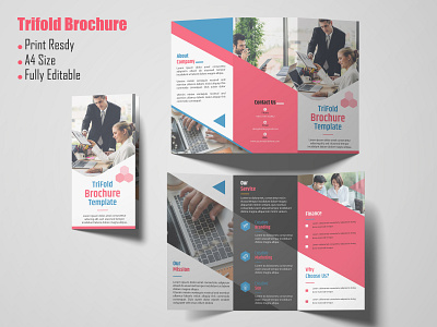 I will do creative trifold, bifold brochure design.