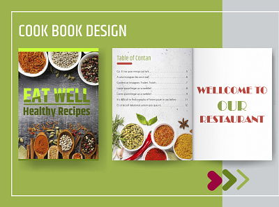 I will create recipe ebook and kindle cookbook design book design