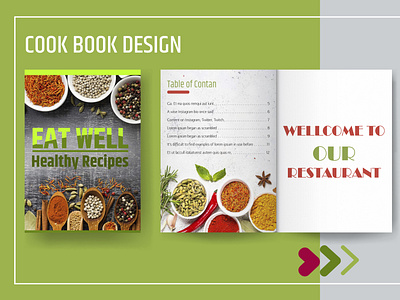 I will create recipe ebook and kindle cookbook design