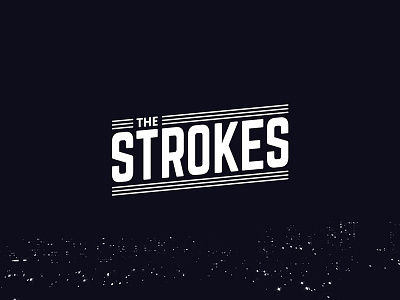 The Strokes bandlogo fanart logo redesign rock rockband strokes thestrokes