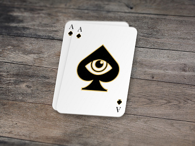 Eye of Spades ace black card cards cult eye illuminati of playing sinister spades