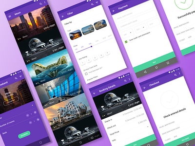 Booking script android appointment booking chekout material design