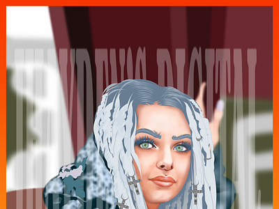 Zhavia Digi Fan art