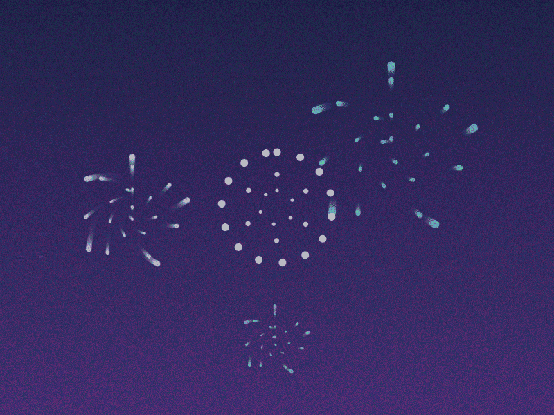 Fireworks <3 animation feux dartifice fireworks gif motion design