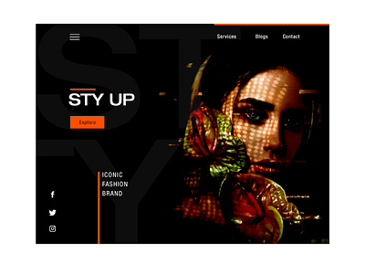 Sty up_Fashion brand brand branding design fashion brand fashion branding graphic graphic design logo minimal minimal design minimalistic approach ui ux vector web design website