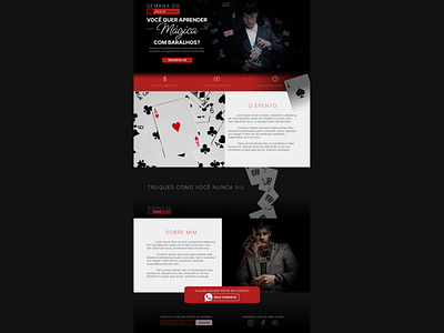 Magician Landing Page - Landing page de mágico