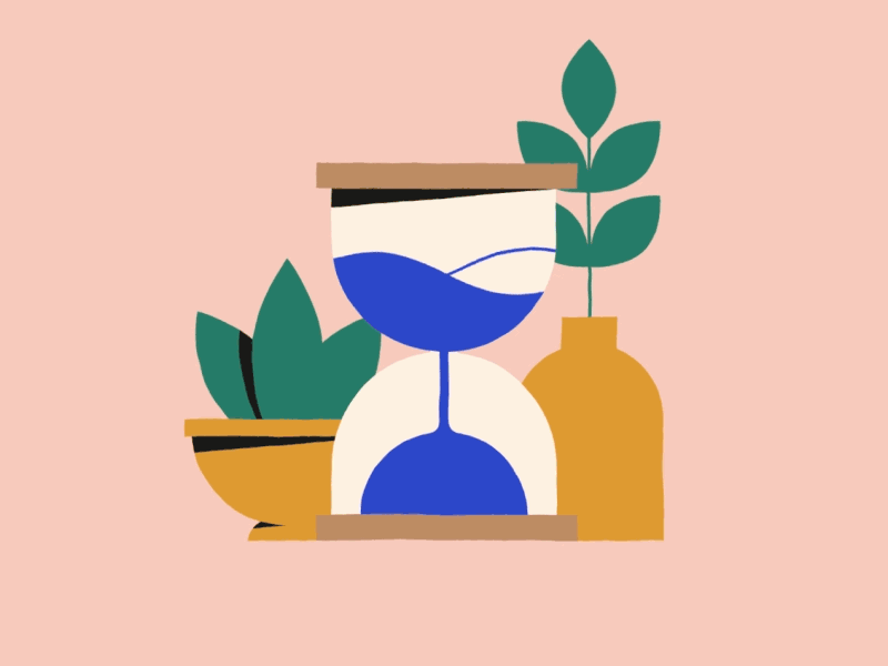 X / 36 days of type 36 days of type animation character design gif hourglass illustration loop motion graphics plants time typography x