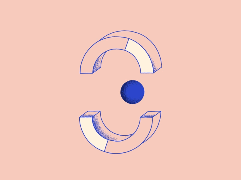 3 / 36 days of type 3 36 days of type animation gif illustration loop motion graphics numbers shapes typography