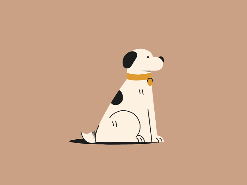 Doggy animation dog doggy illustration pet