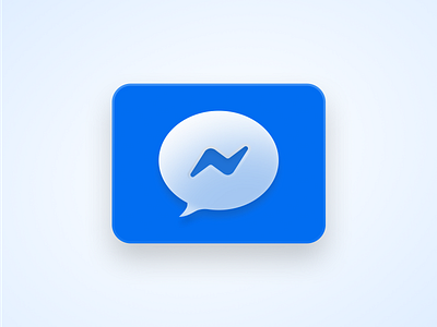 Facebook Messenger Icon Refresh By Tobias On Dribbble