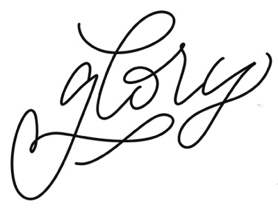 Glory calligraphy glory hand lettering lettering