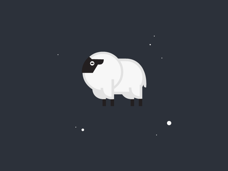 MotherSheep! animation gif sheep space