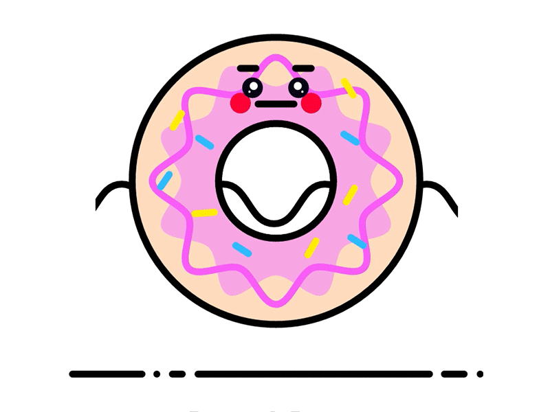 Just an old donut animation donut food gif motion