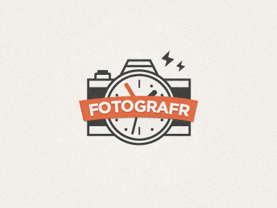 Logo branding camera clock logo logo design