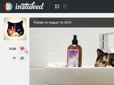 Instafeed feed instafeed instagram like logo profile typography ui user