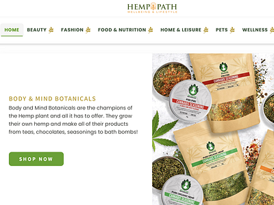 Hemp Path Hero Section