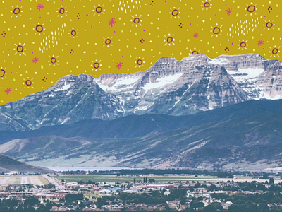 mt. timpanogos 2d animation after effects animate animated animated collage animated gif animation collage collage animation collage art gif illustration loop motion graphics mountains photoshop utah