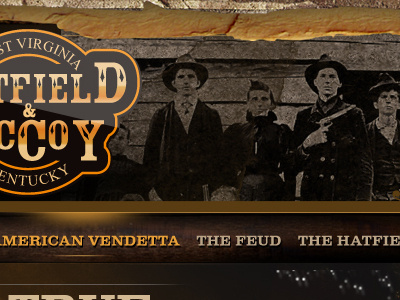 Conceptual for Hatfield and McCoy Website