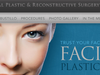 Andres Bustillo Plastic Surgery Website website website redesign