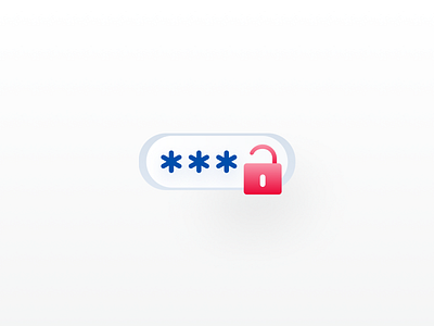 Secure Authentication design icon iconography illustration ui user interface design vector