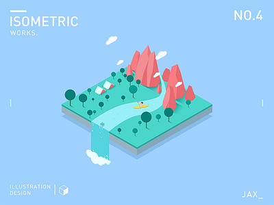 Little story NO.4 design illustrator isometric ps vector