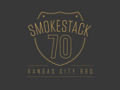 Smokestack 70 Logo bbq logo branding logo logo design typography
