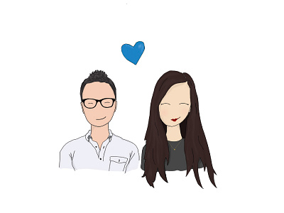 Custom Couple Illustration