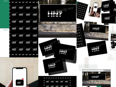 Brand identity design for HN7 DESIGNS