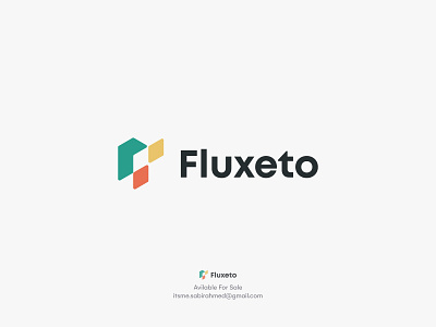 F letter logo -tech logo - crypto logo