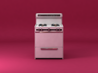 3D Vintage Oven