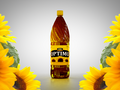 3D Bottle - Cooking Oil 3d 3ds max advertising after effects bottle bottle design bottle label bottle mockup product render