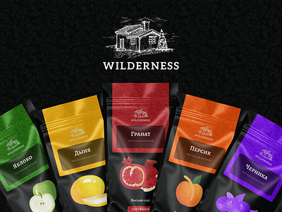 Wilderness — Tea Package design graphic design illus illustration package tea vector