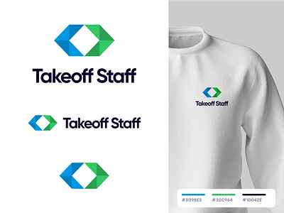 Takeoff Staff — Logotype branding design graphic design illus illustration logo vector