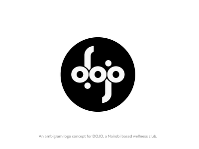 DOJO Logo Ambigram branddesign branding design logo logodesign