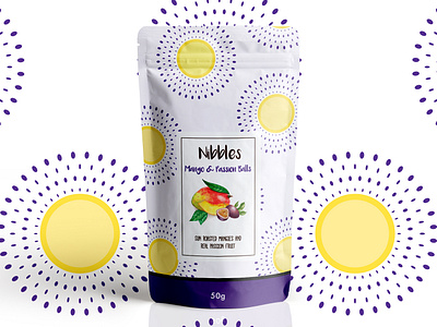 Mango Passion Nibbles branding design fruit kenyan mango packaging design pattern