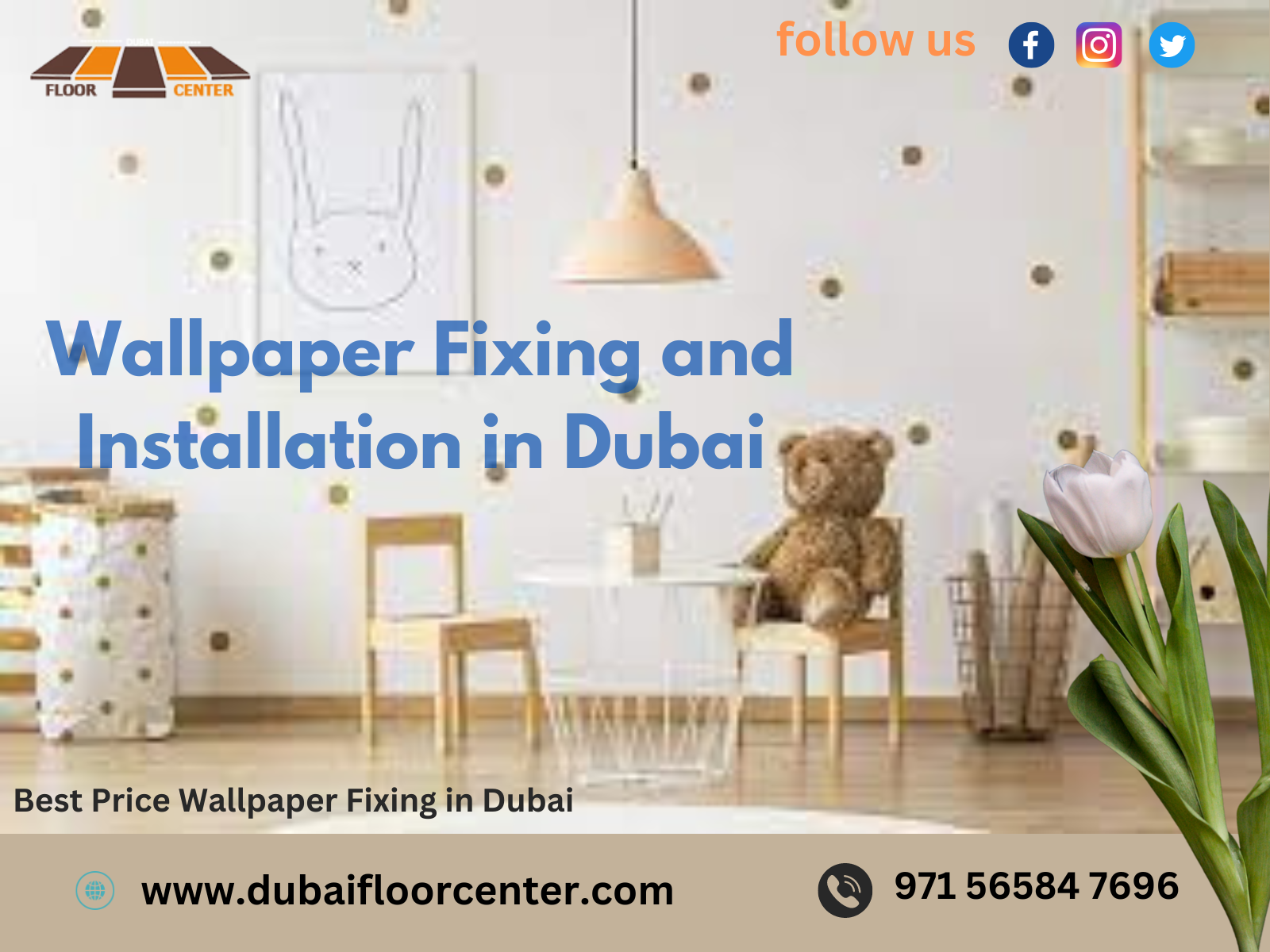 Wallpaper Fixing and Installation in Dubai by Dubai Floor on Dribbble