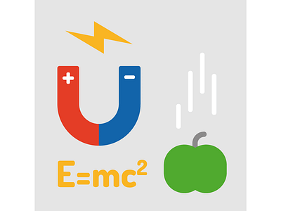 Physics apple education electricity gravitation horseshoe magnet newton physics school science