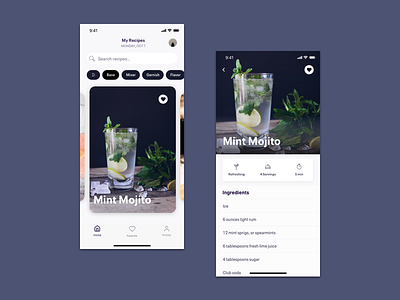 Cocktails Concept App